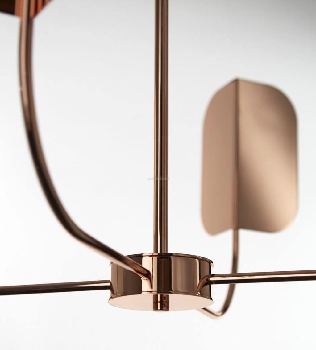 LEAF Chandelier with 4/12/24 heads-Sylvia Space