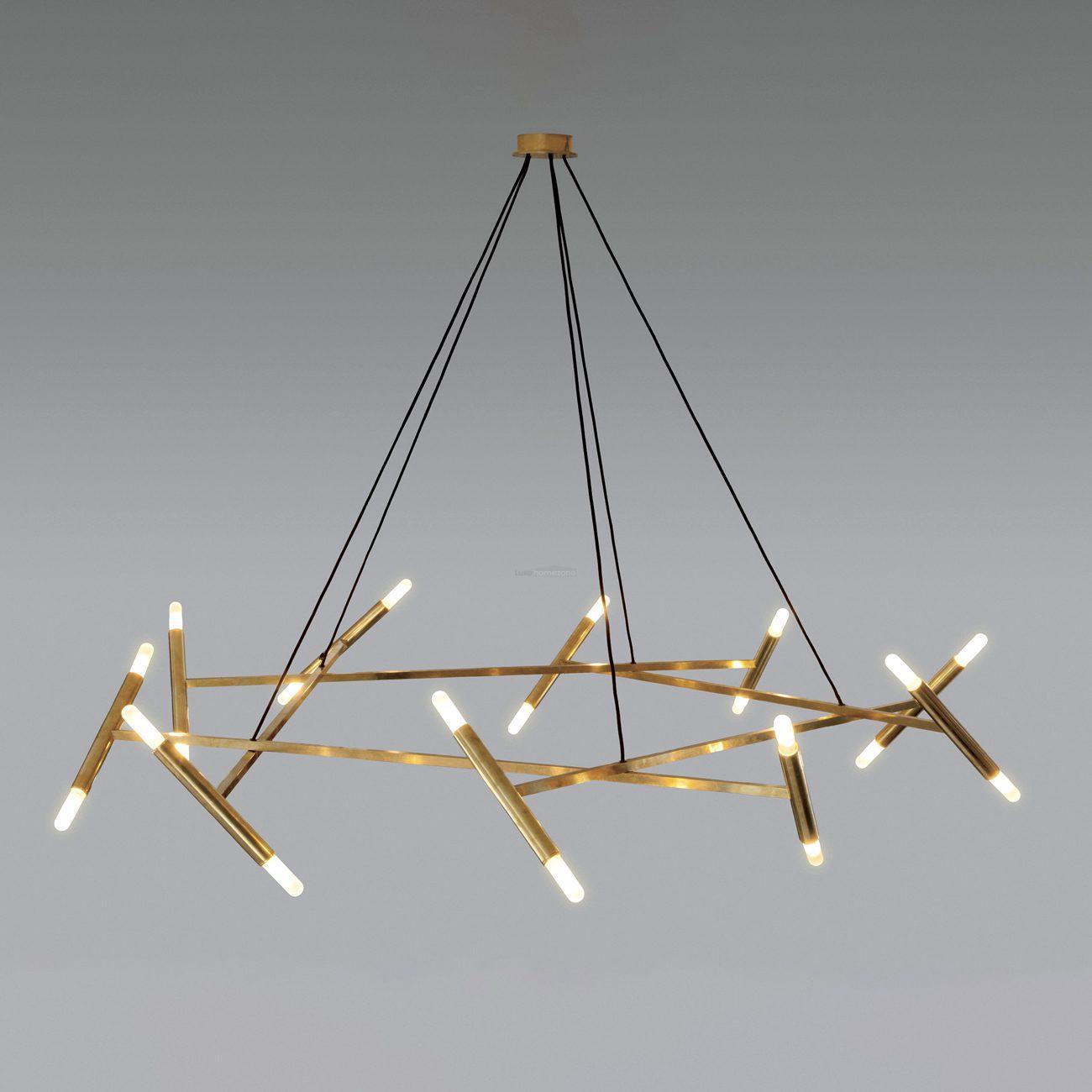Le Diamant Chandelier with 20 heads-Sylvia Space