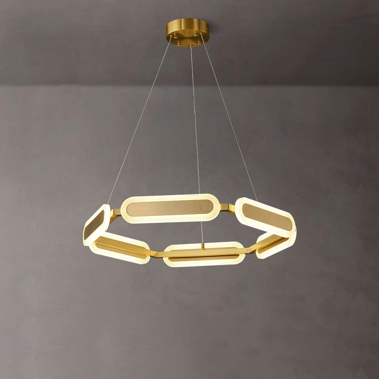 Swirl Chandelier ∅ 27.7″-Sylvia Space