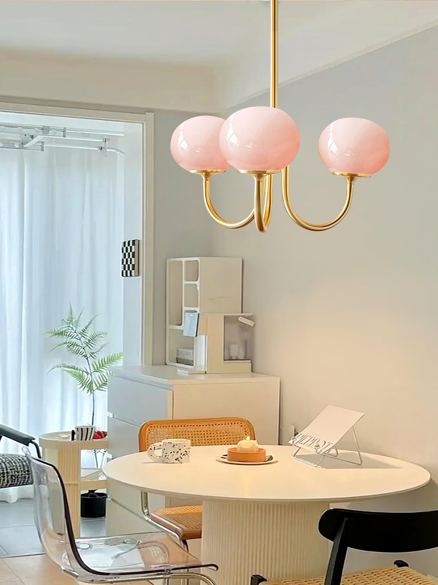 Marshmallow Chandelier 18''  26''-Sylvia Space