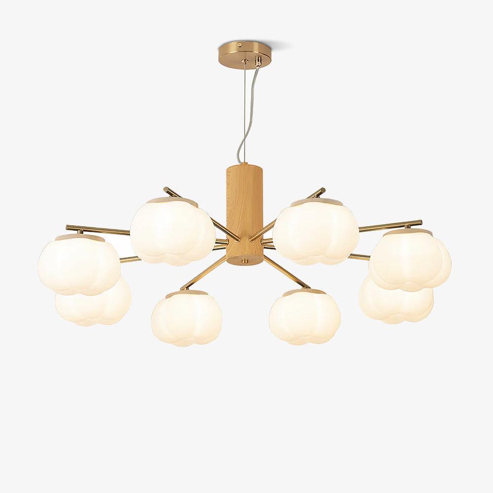 Cotton Balls Round/Linear Chandelier-Sylvia Space