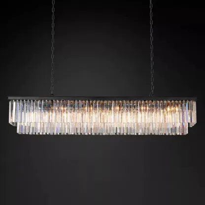 Franky Classicm Rectangular Chandelier 72"