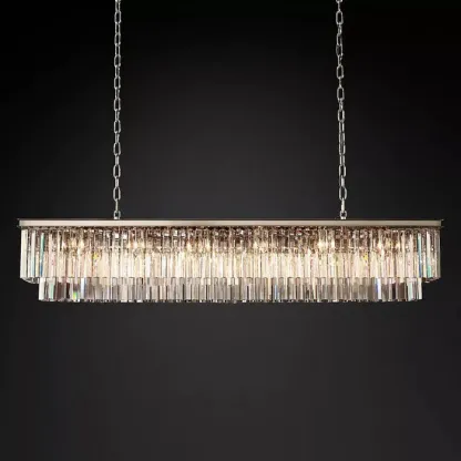 Franky Classicm Rectangular Chandelier 72"