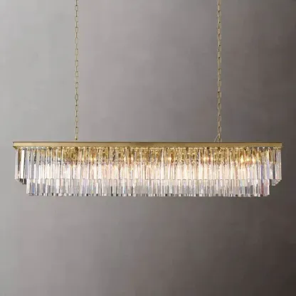 Franky Classicm Rectangular Chandelier 72"