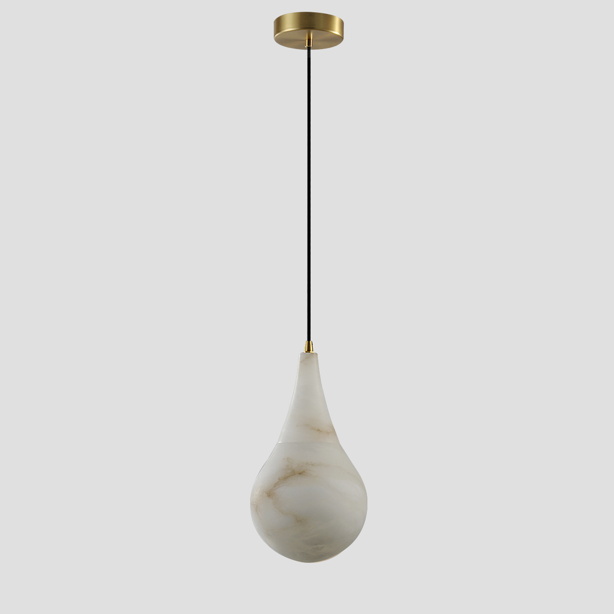 Loreley Teardrop Alabaster Pendant, Kitchen Island Pendant Lighting