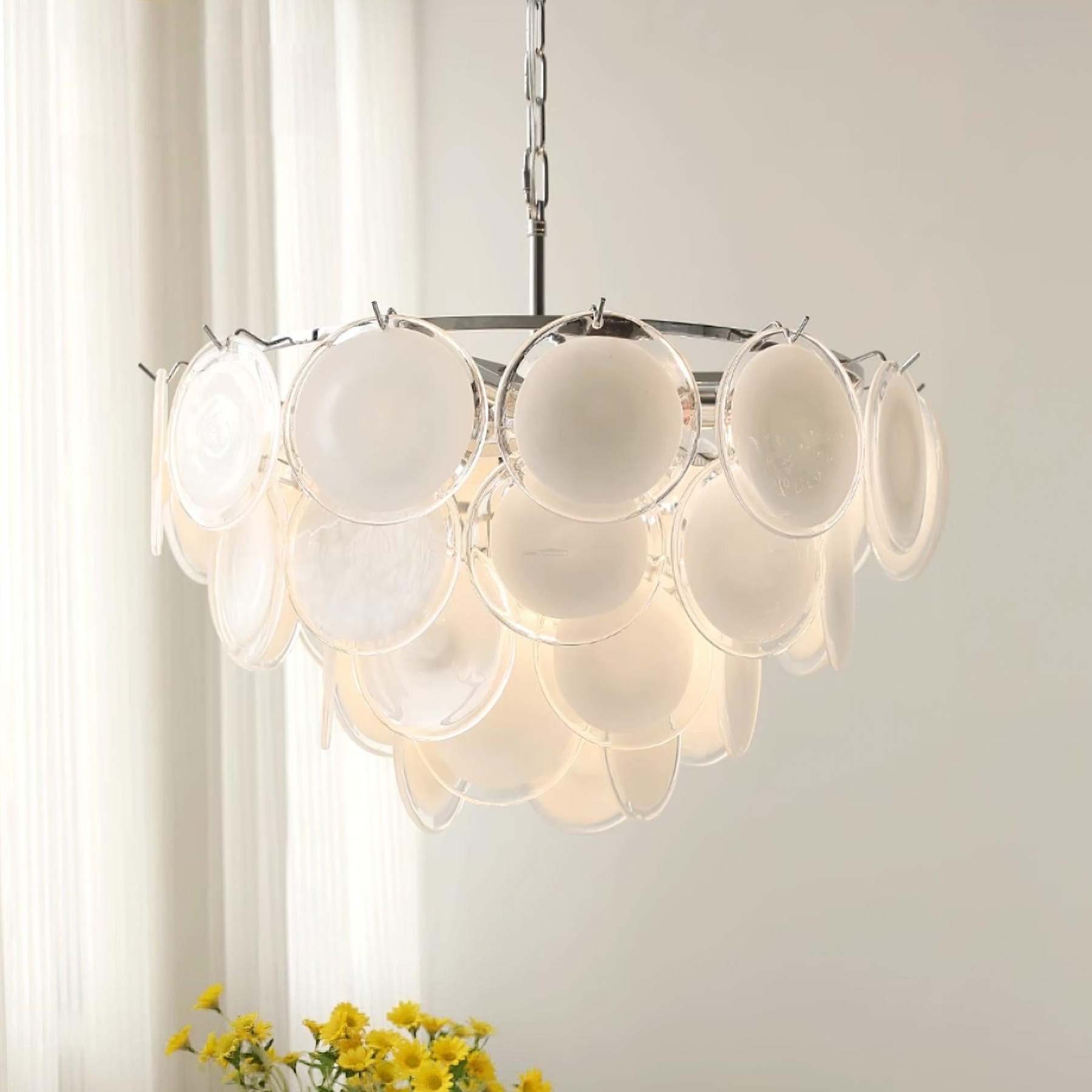 Bettina Murano Chandelier  ∅ 19.6″-Sylvia Space