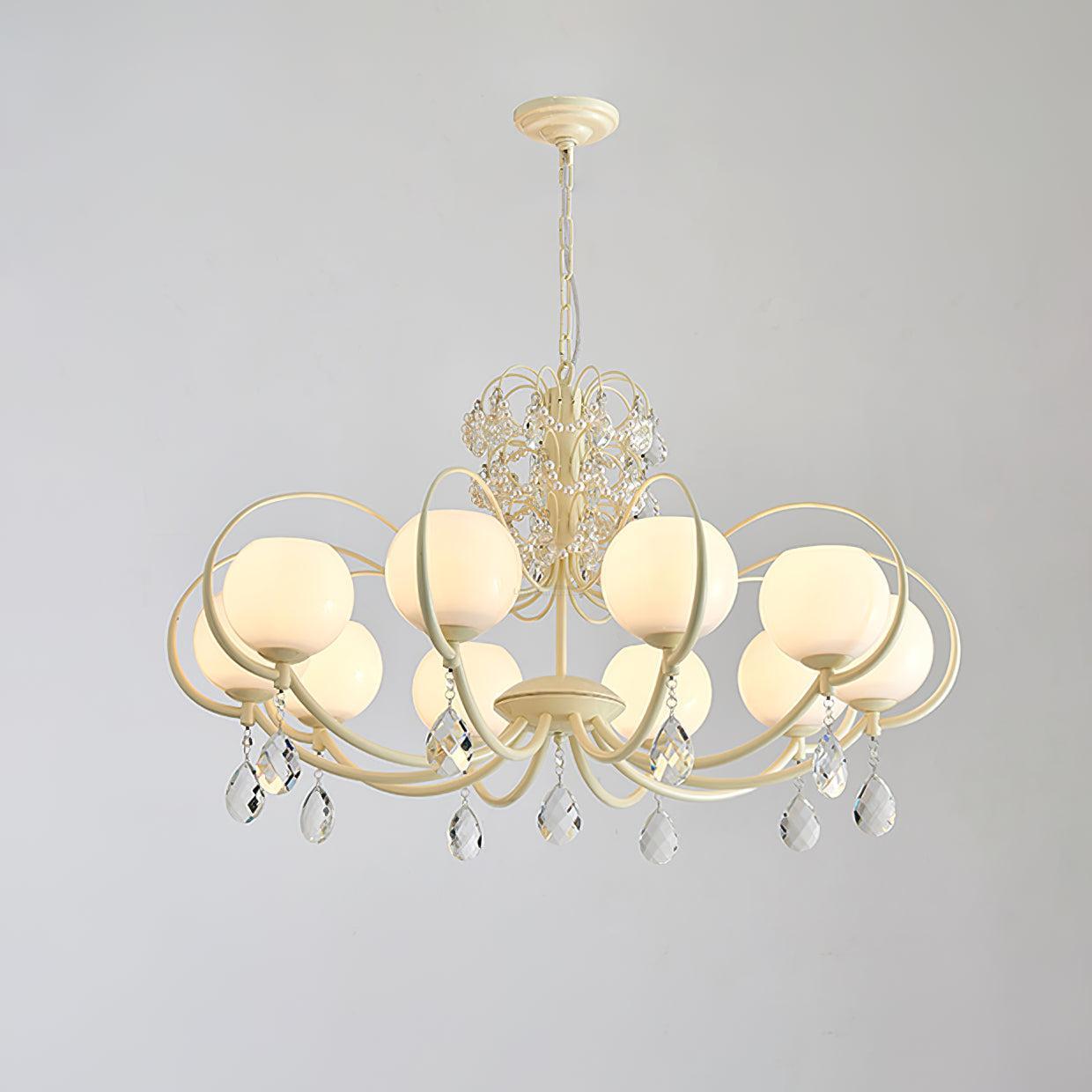 Doria Crystal Chandelier with 6/8/10 heads-Sylvia Space