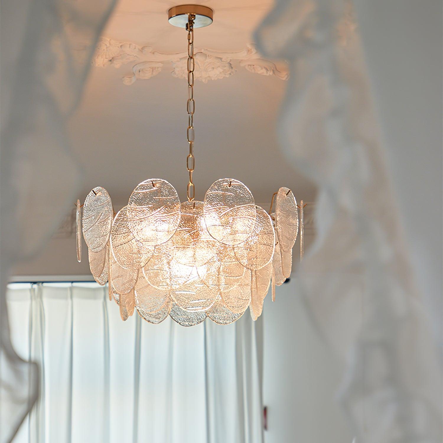 Victorian Disc Round Chandelier-Sylvia Space