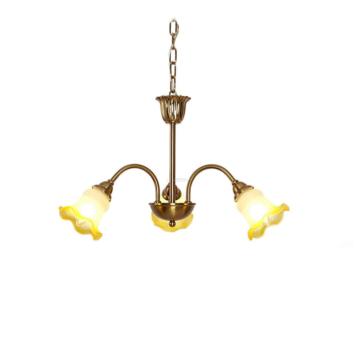 Morning Glory Chandelier ∅ 24.4″-Sylvia Space