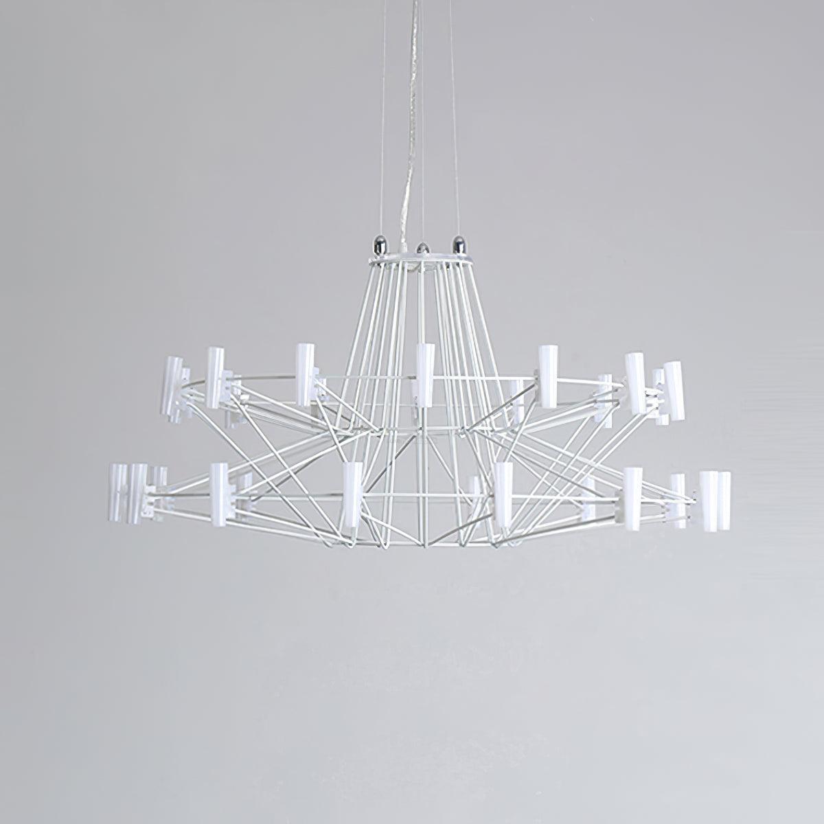 Sky Ballet Chandelier ∅ 33.5″ ~∅ 39.8″-Sylvia Space