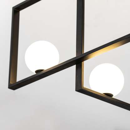 Mondrian Glass Ceiling Light L 47.2″-Sylvia Space