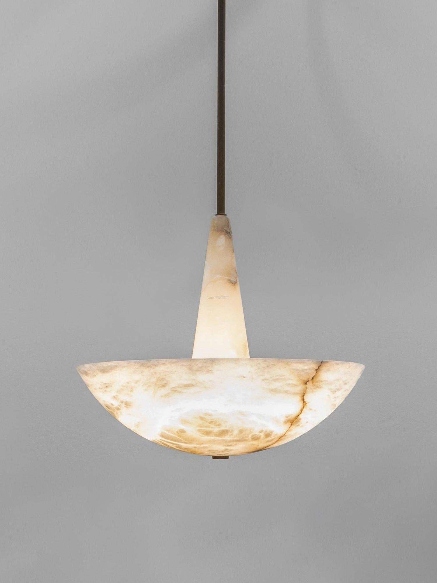 Domus Alabaster Round Chandelier-Sylvia Space