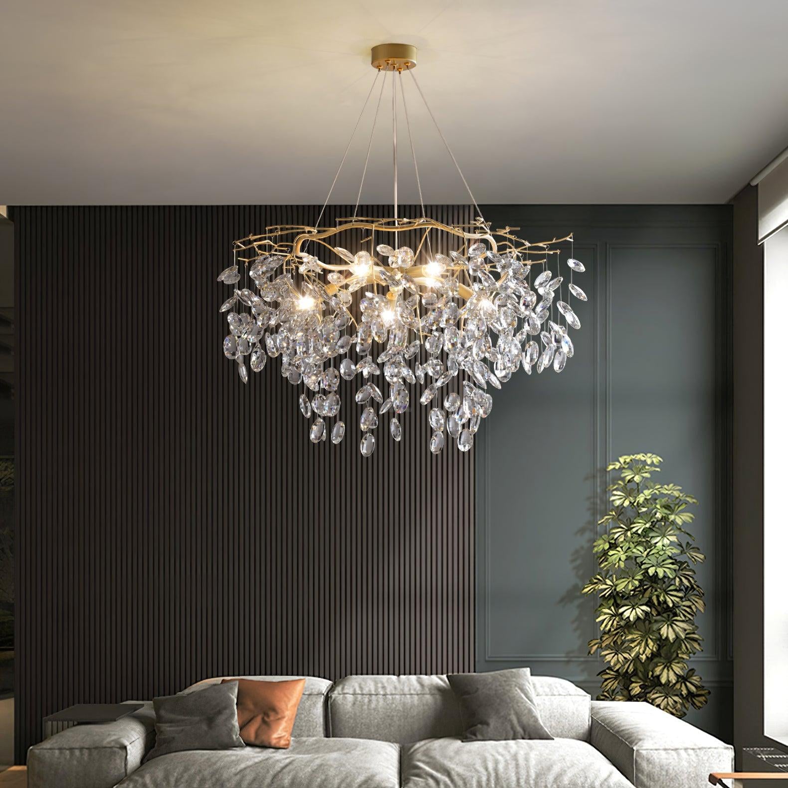 Sofia Chandeliers ∅ 26.3″~39.3''-Sylvia Space