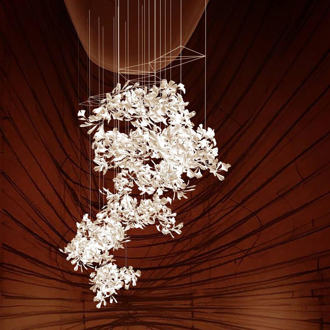 Gingko Combination Type Chandelier-Sylvia Space