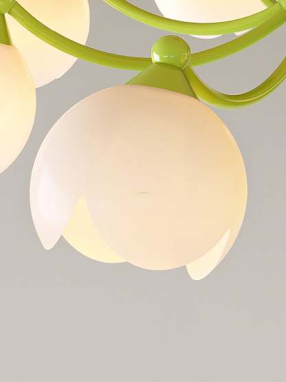 Murano Cream Chandelier with 3/5/6/8 heads-Sylvia Space