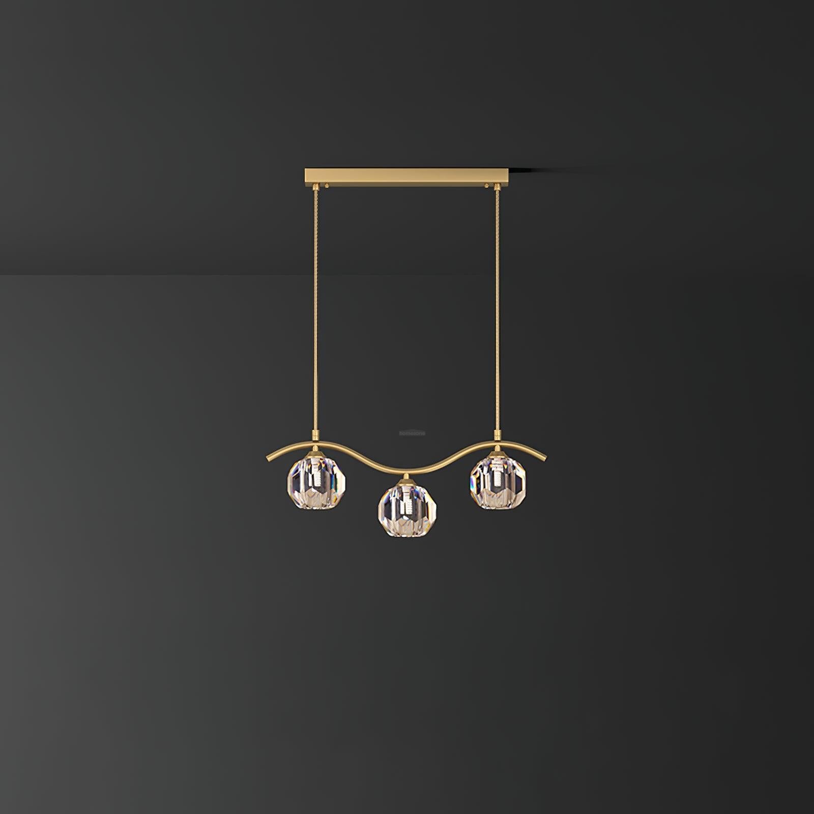 Eara Crystal Chandelier with 3/5/7 heads-Sylvia Space