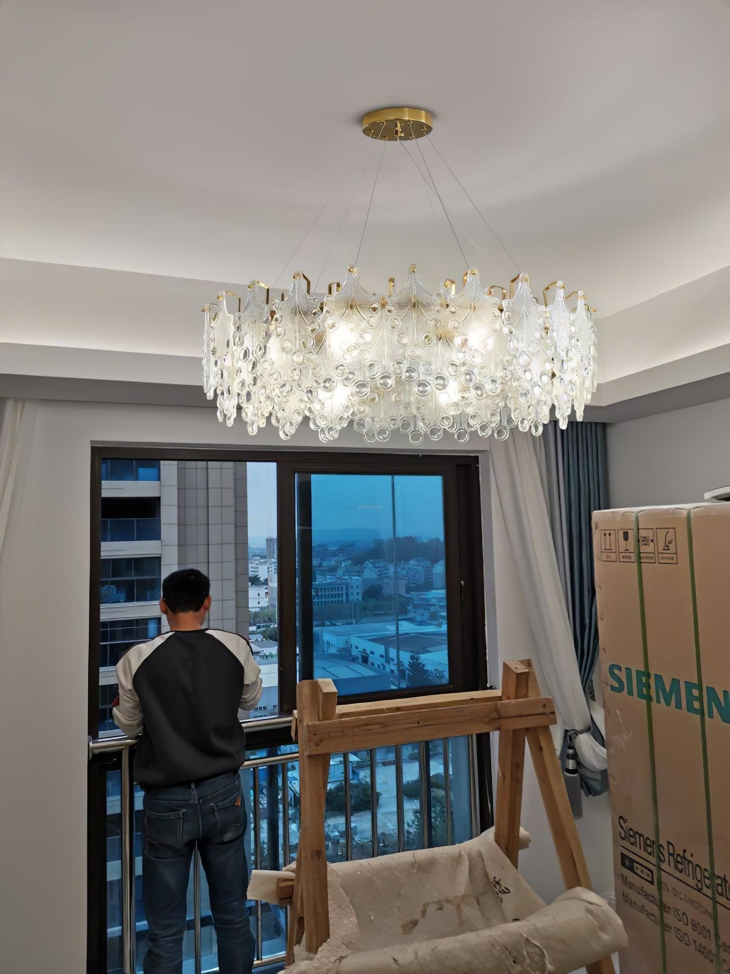 Vilary Chandelier Φ 15.7″-Sylvia Space