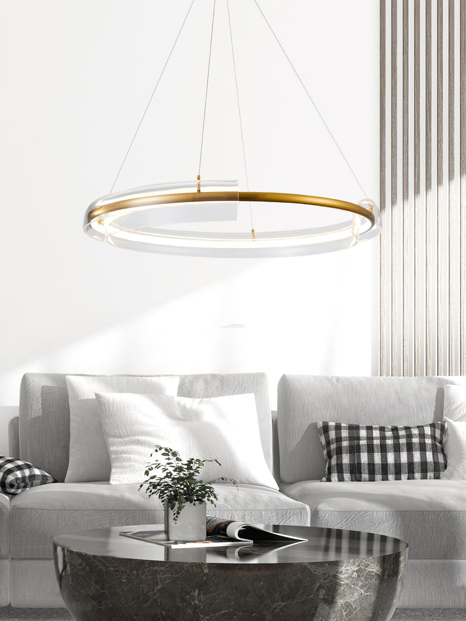 Solstice LED Chandelier ∅ 23.6″-Sylvia Space