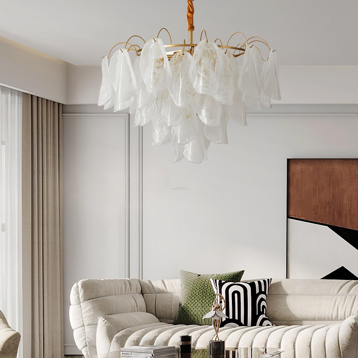 Multi Tier Cloud Glass Pendant-Sylvia Space