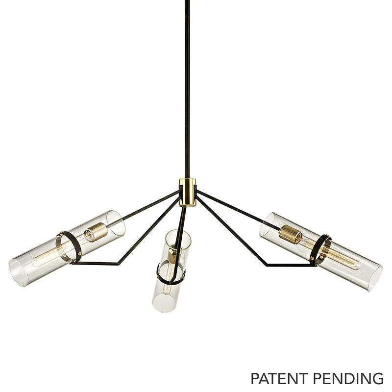 Raef Modern Chandelier - F6317-CE - Troy Lighting-Sylvia Space