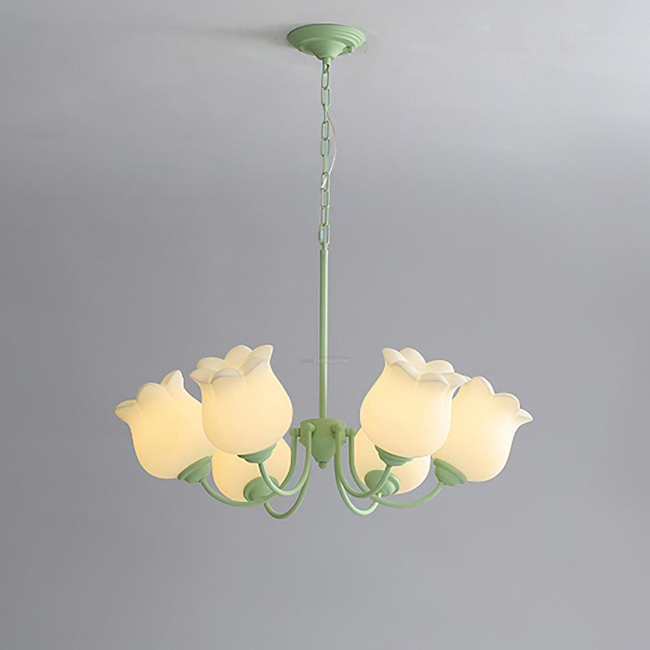 French Lily Chandelier with 3/5/6/8 heads-Sylvia Space