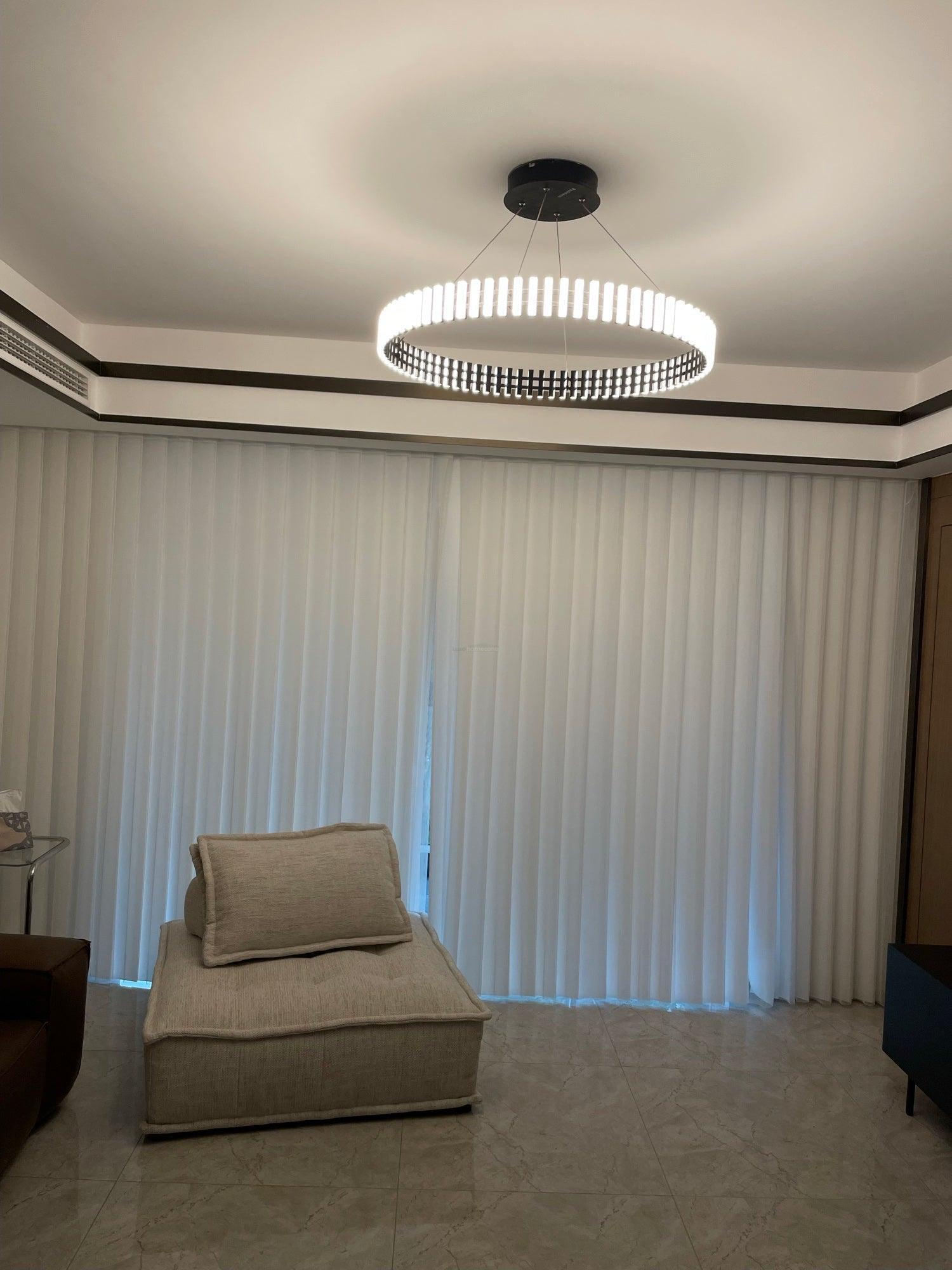 Hanging LED Chandelier ∅ 15.7″-Sylvia Space