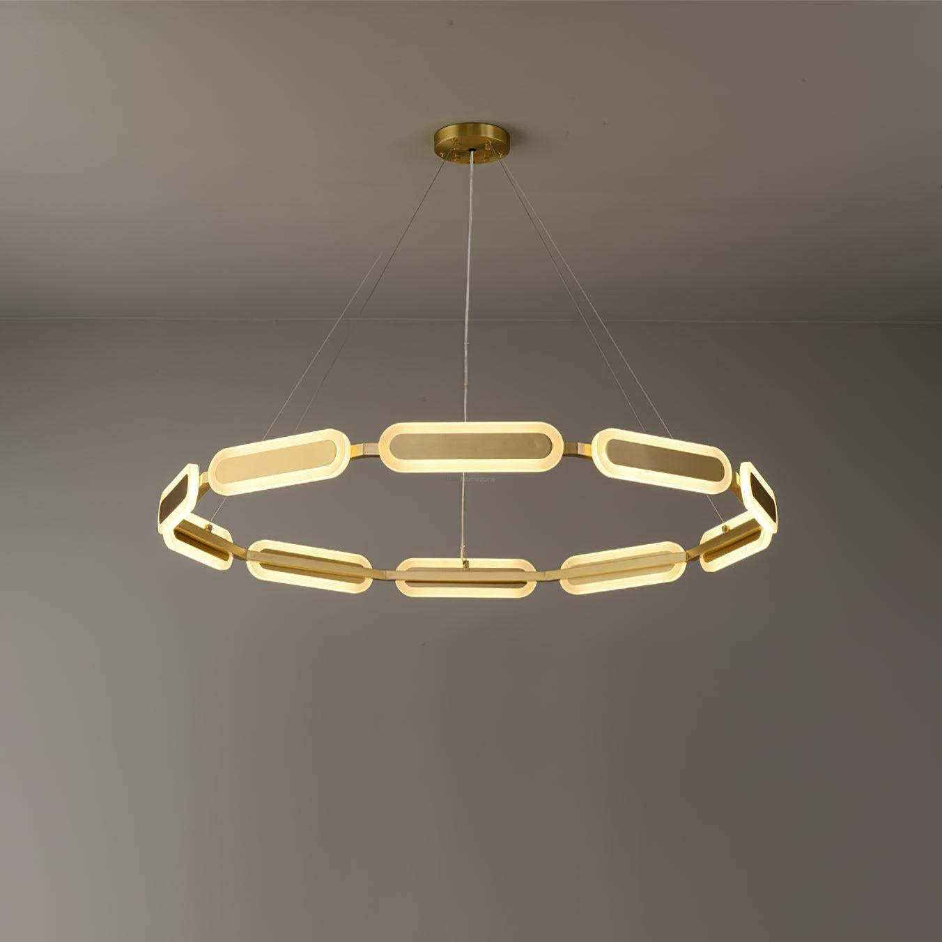 Swirl Chandelier ∅ 27.7″-Sylvia Space