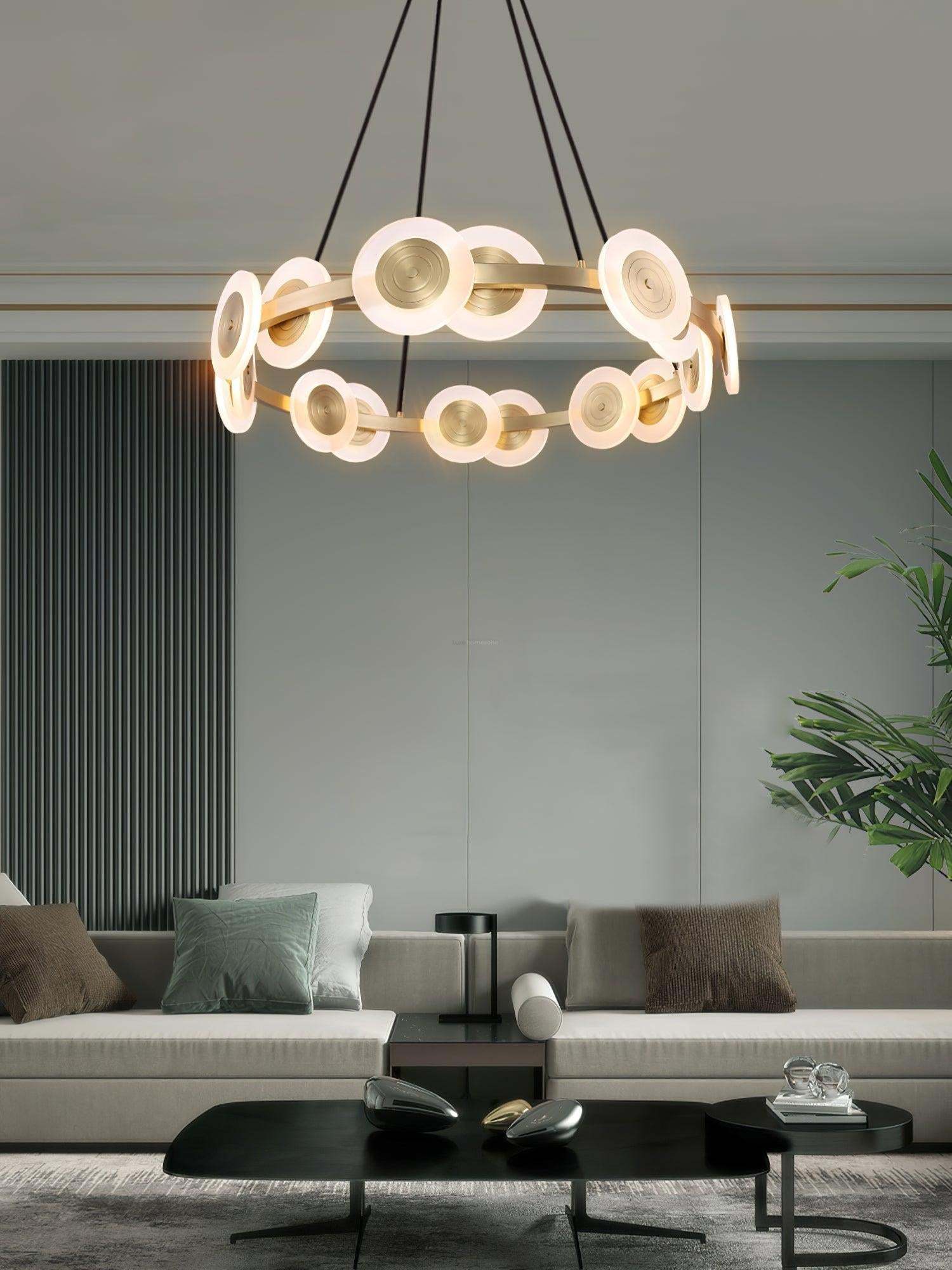 Samiya Nordic Chandelier ∅ 36.2″-Sylvia Space