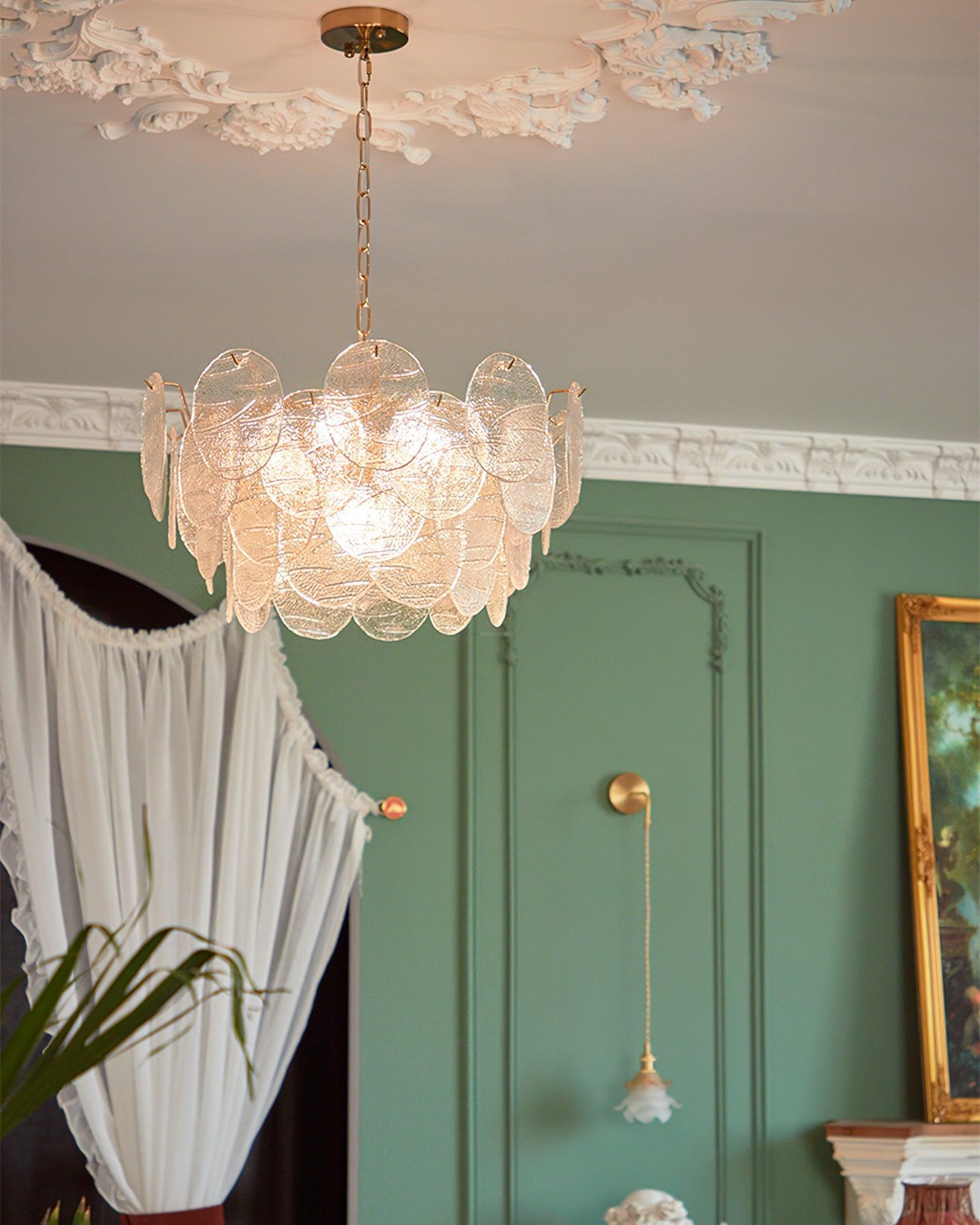 Victorian Disc Round Chandelier-Sylvia Space