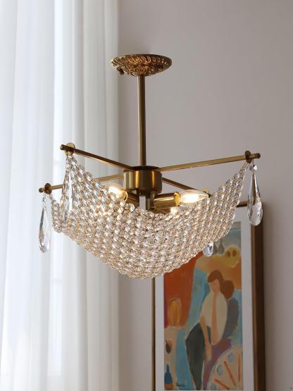 Corona Chandelier with 4 heads-Sylvia Space