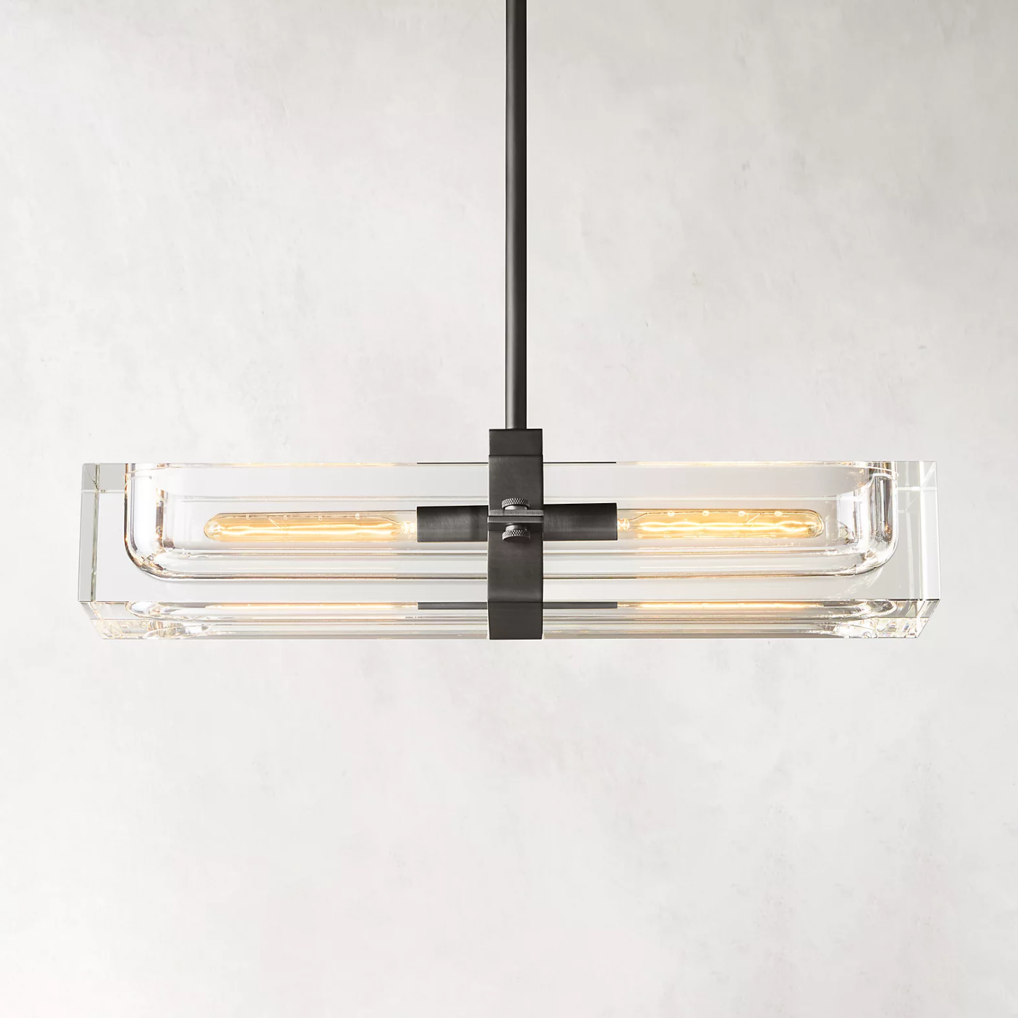 Sail Linear Chandelier 24" 2-lights-Sylvia Space