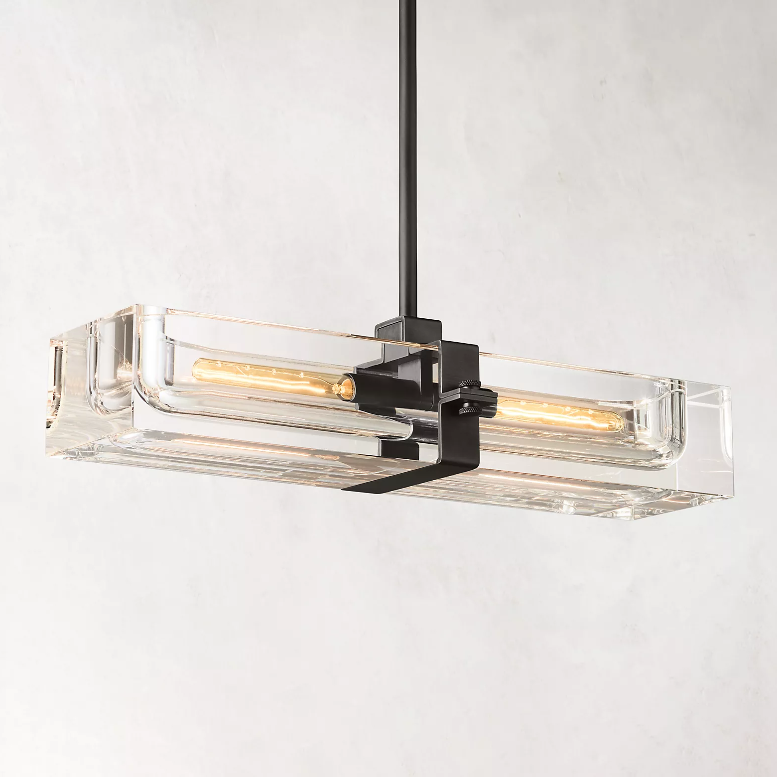 Sail Linear Chandelier 24" 2-lights-Sylvia Space