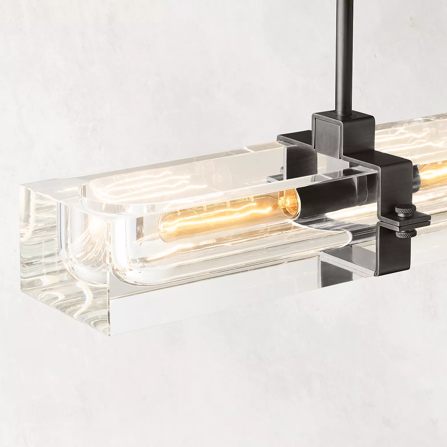 Sail Linear Chandelier 24" 2-lights-Sylvia Space