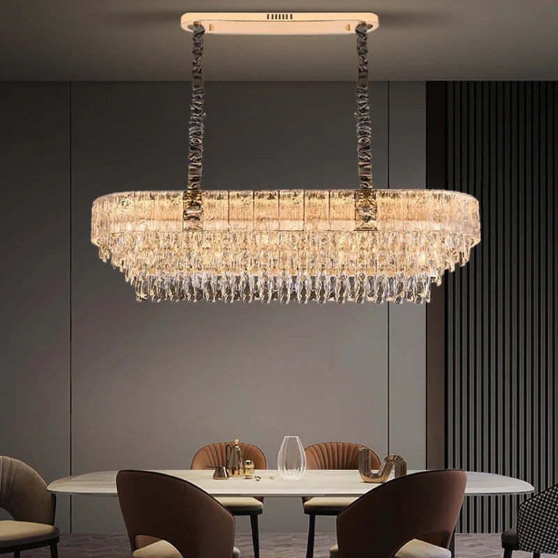 Gio Crystal Dining Room Chandelier-Sylvia Space