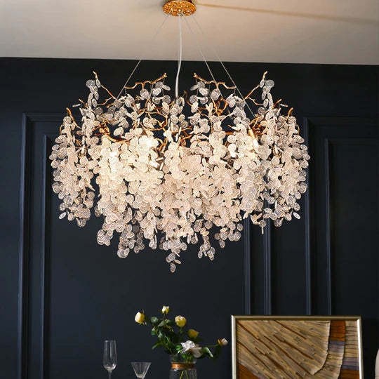 Hedda Branch Crystal Chandelier, High-end Lighting Design-Sylvia Space