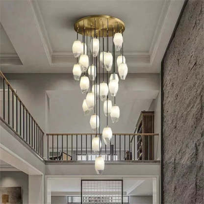 Mary Modern Glass Chandelier, Contemporary Pendant Lights-Sylvia Space