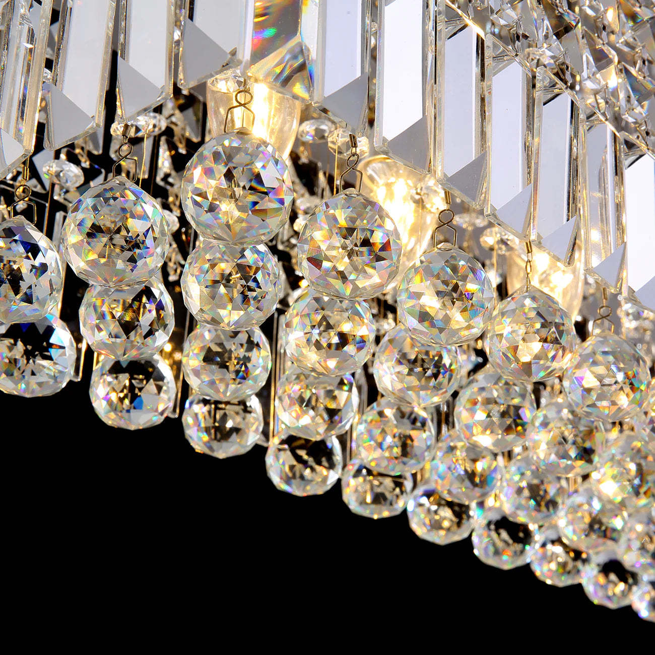 47" Crystal Dining Room Chandelier-Sylvia Space