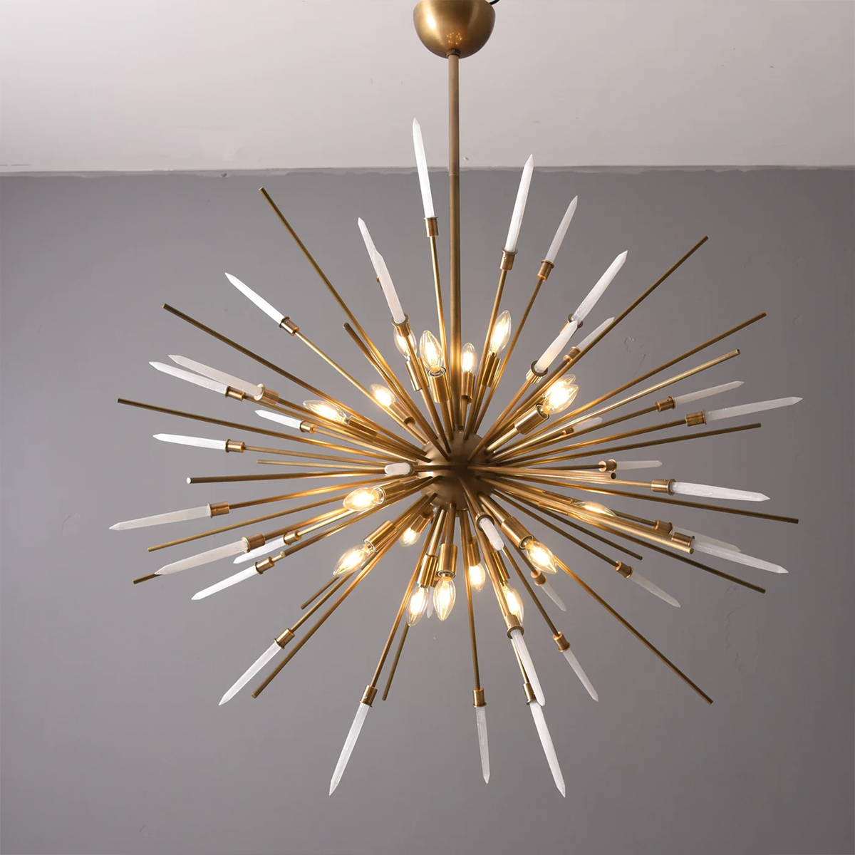 Marble Starburst Chandelier-Sylvia Space