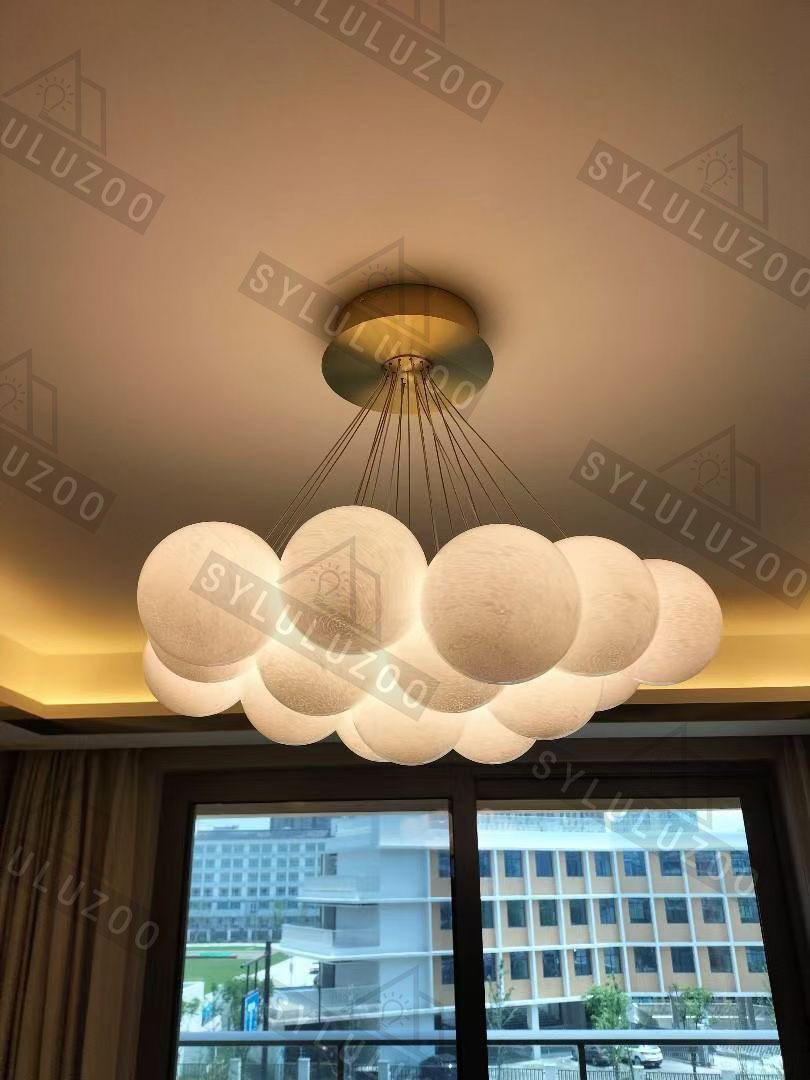 Marble Lorry Ball Chandelier