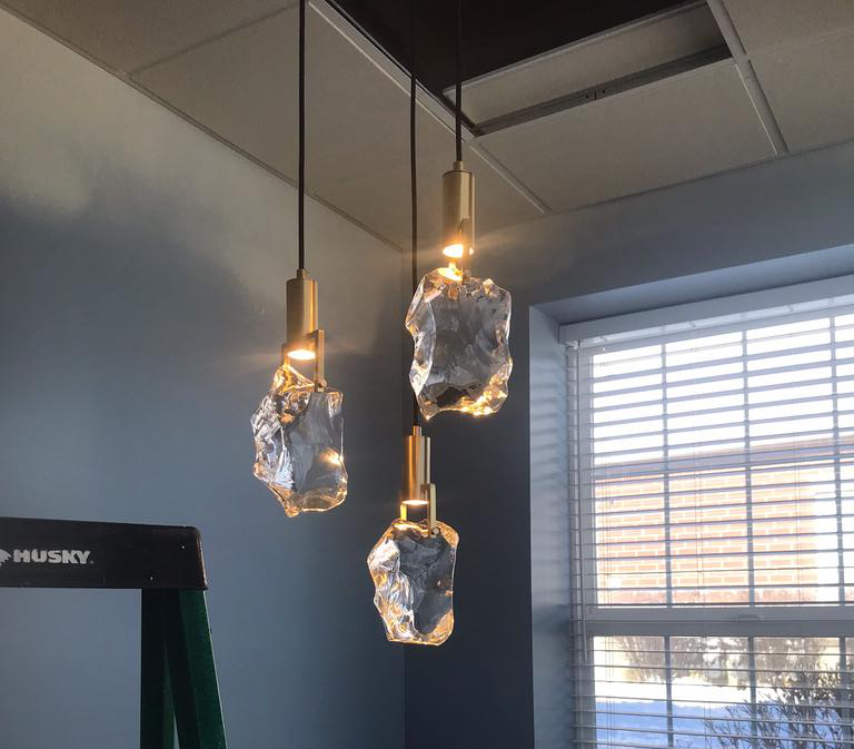 Modernity Amorphous Crystal Pendant Lighting