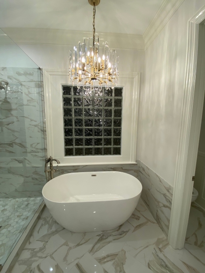 Bonnieo Faceted Crystal Round Chandelier 36"