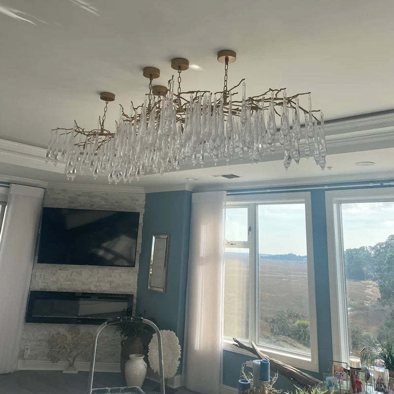 Branching Corridor Chandelier-Sylvia Space
