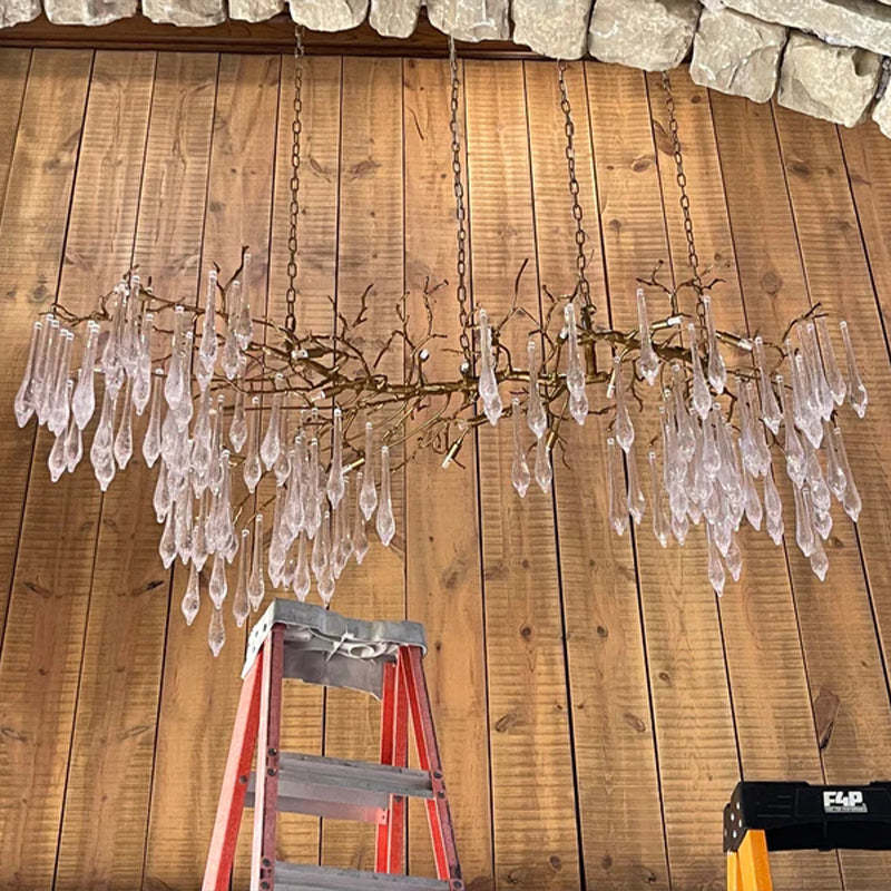 Branching Corridor Chandelier-Sylvia Space