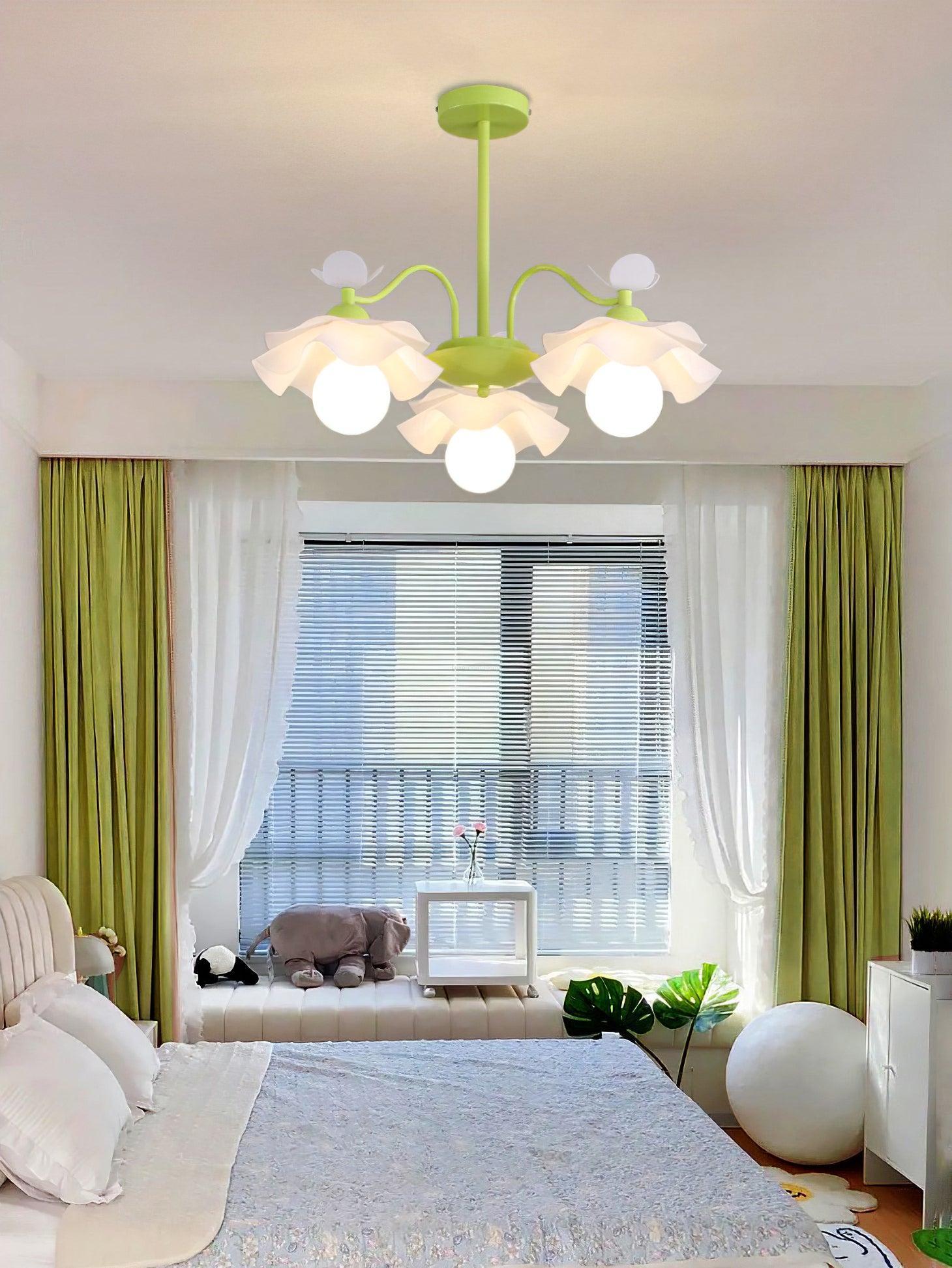 Murano Acrylic Chandelier with 3/5/8 heads-Sylvia Space