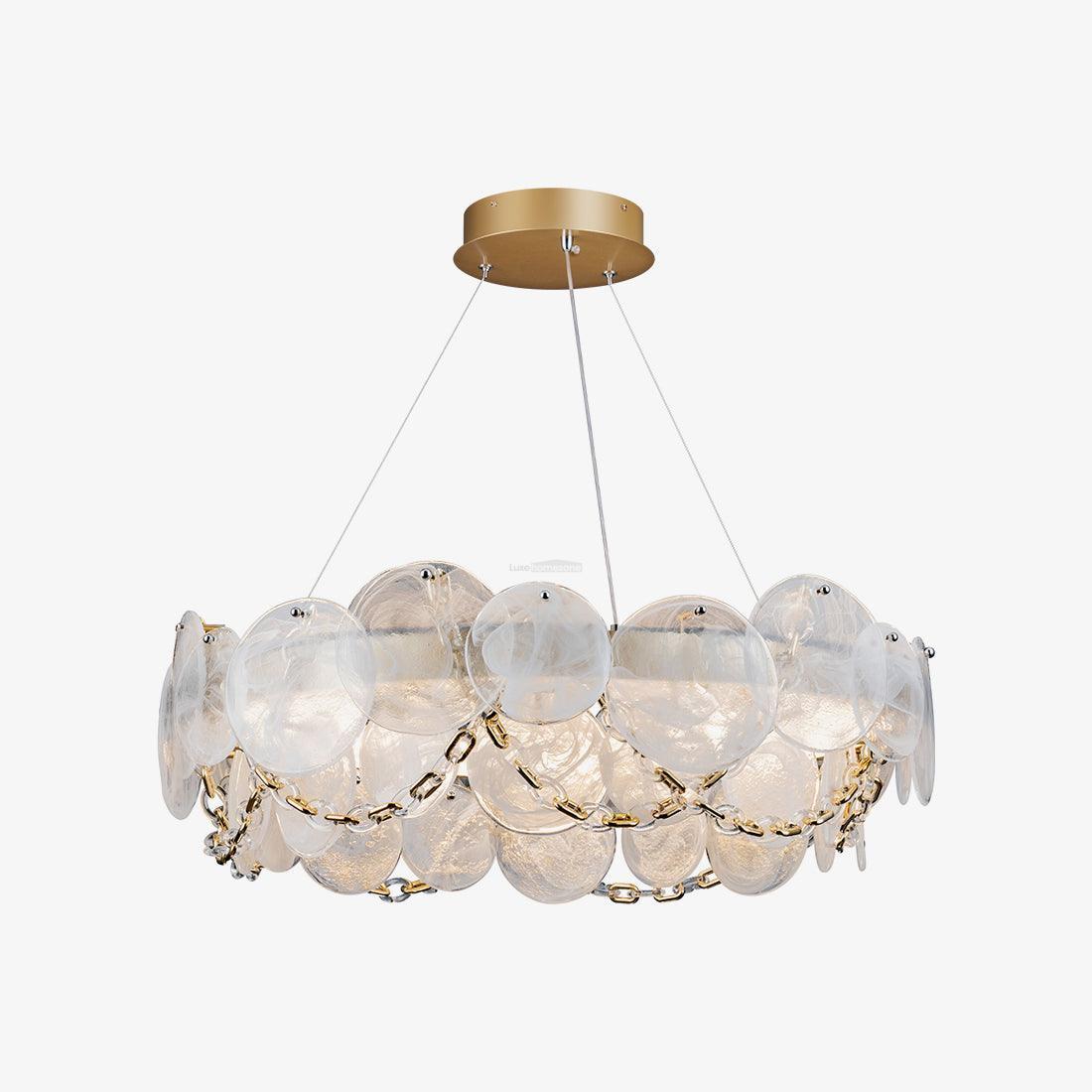 Cassia Chandelier ∅ 26.6″-Sylvia Space