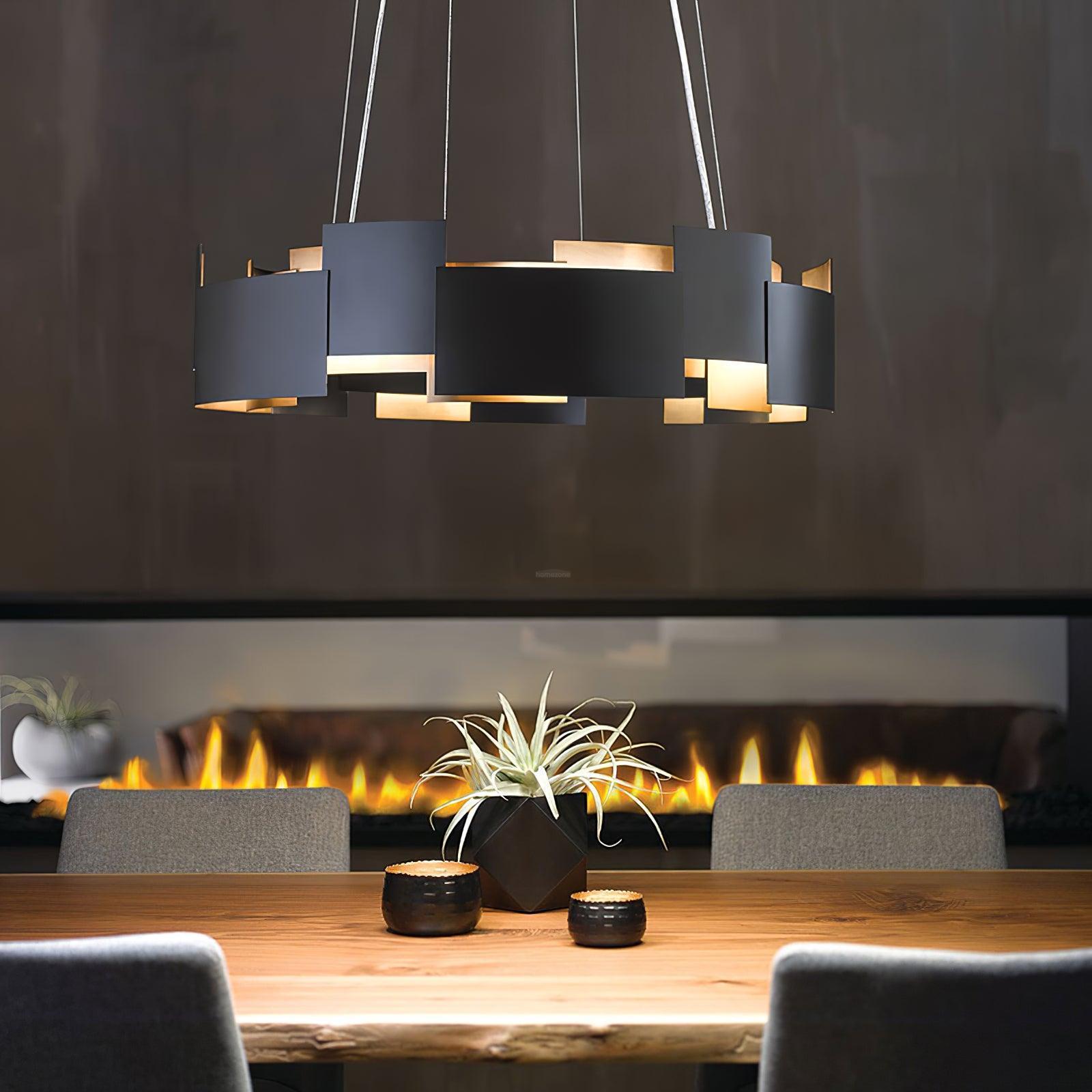 Kichler Oval Chandelier ∅ 23.6″-Sylvia Space