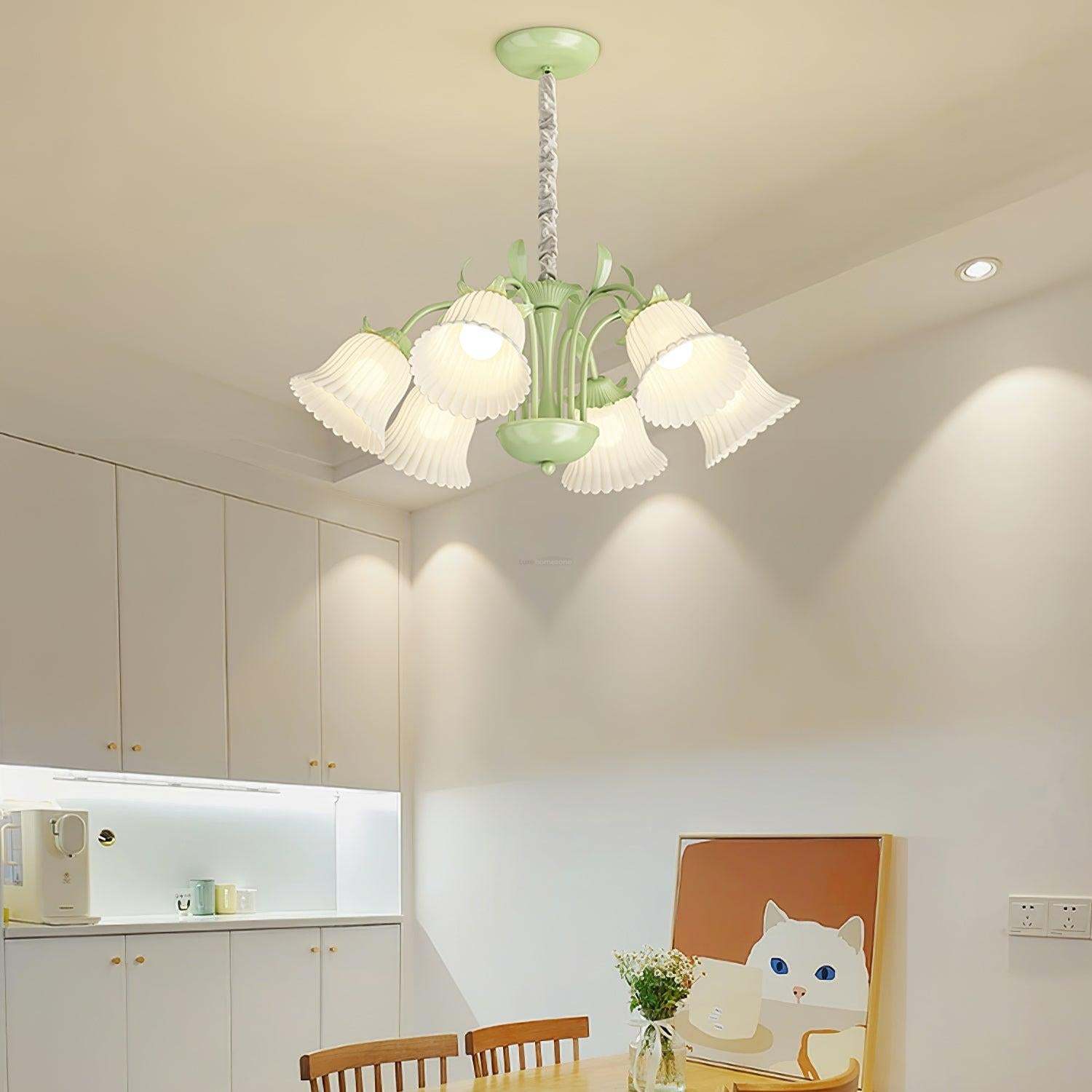 Petunia Chandelier with 6/8 heads-Sylvia Space