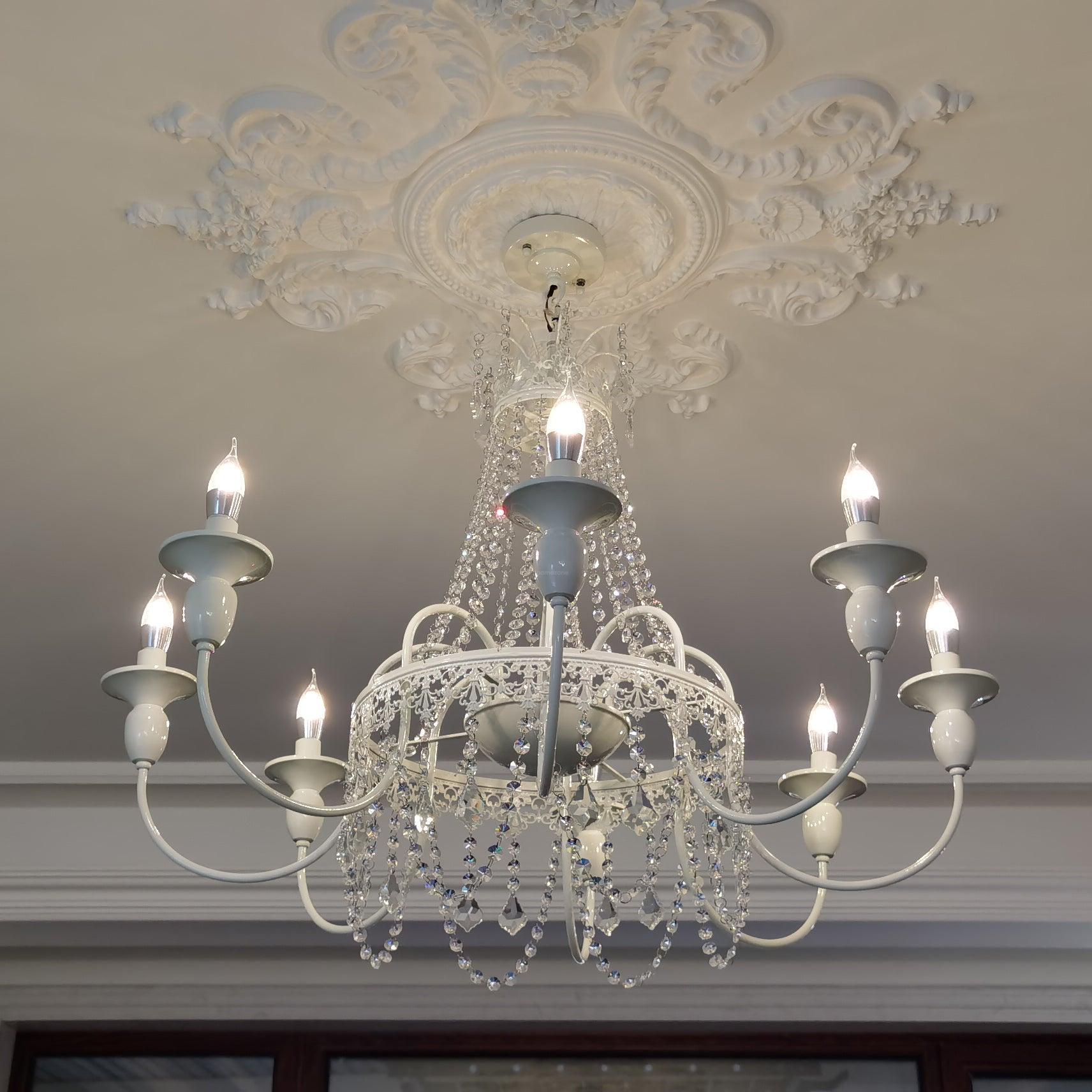 Pavia Chandelier ∅ 19.7″-Sylvia Space