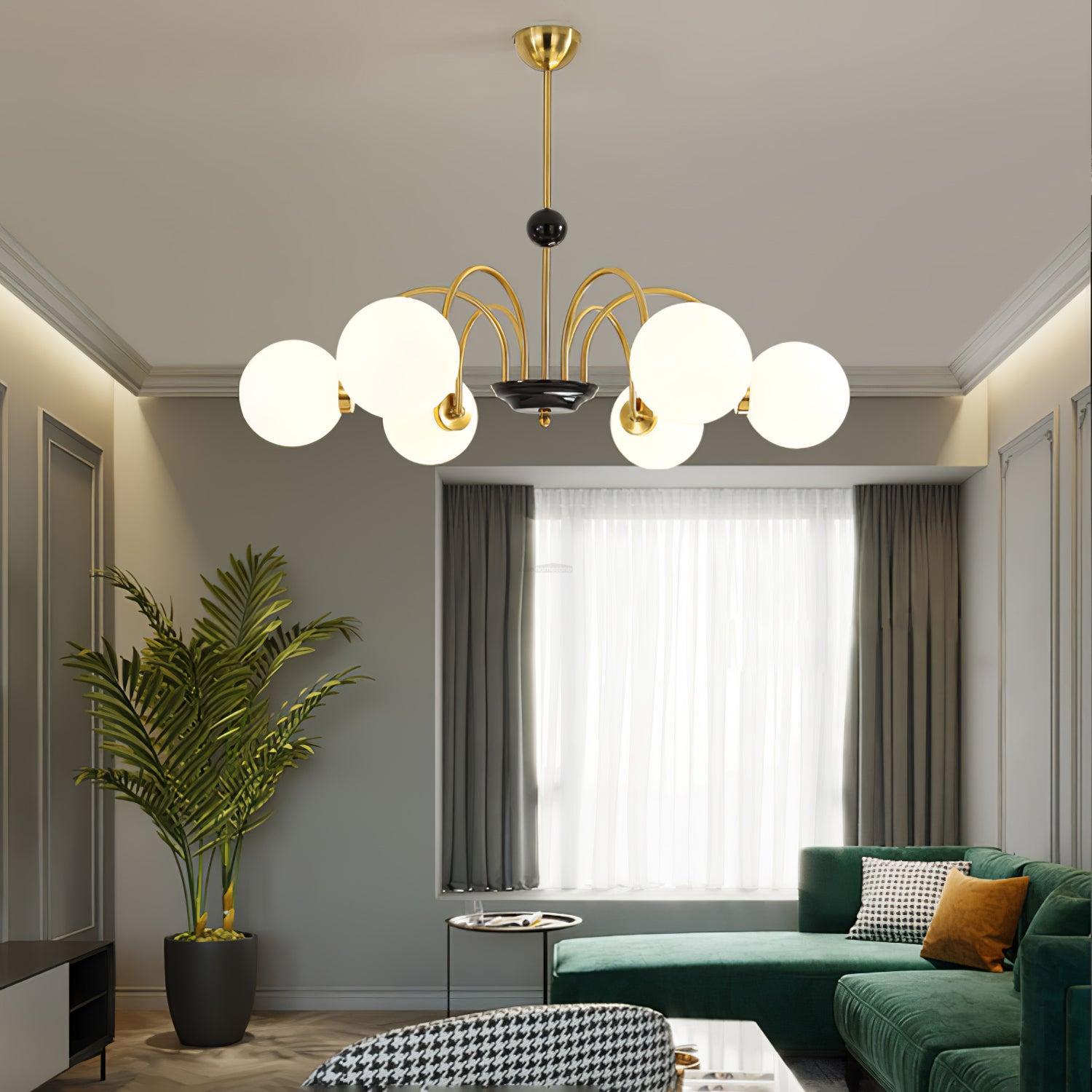 Yisu Chandelier with 3/4/5/6/8 heads-Sylvia Space