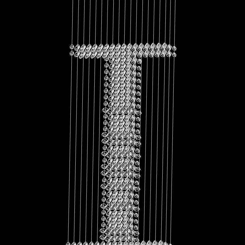 Charcoal Letter Chandeliers I-Sylvia Space